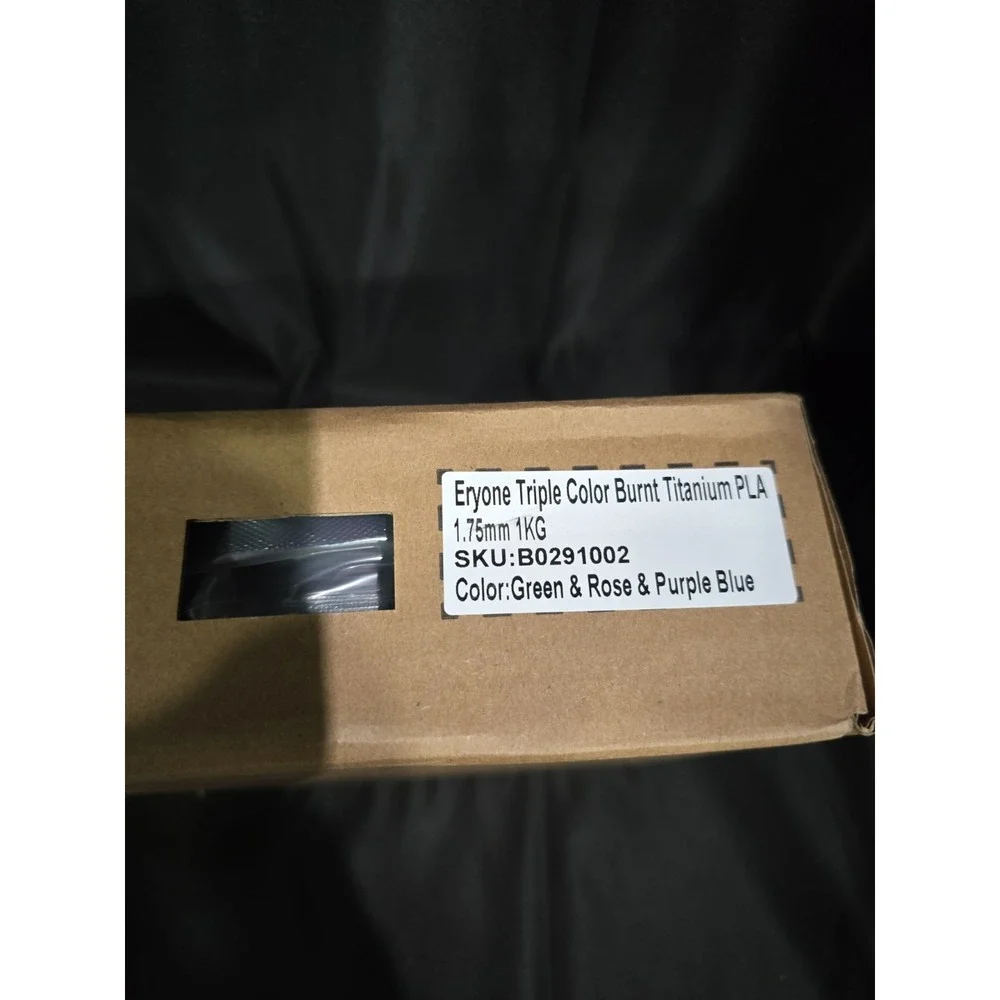 Eryone Triple Color Burnt Titanium PLA 1KG Green & Rose & Purple Blue
